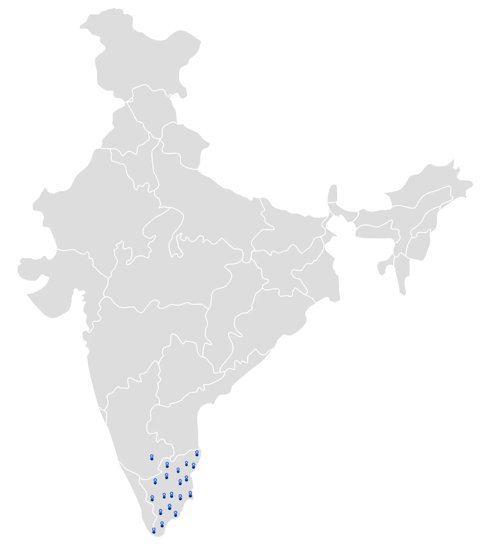 Tamil Nadu Map